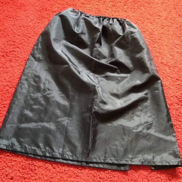 vintage 80s black half slip handmade - Picture 2 of 5